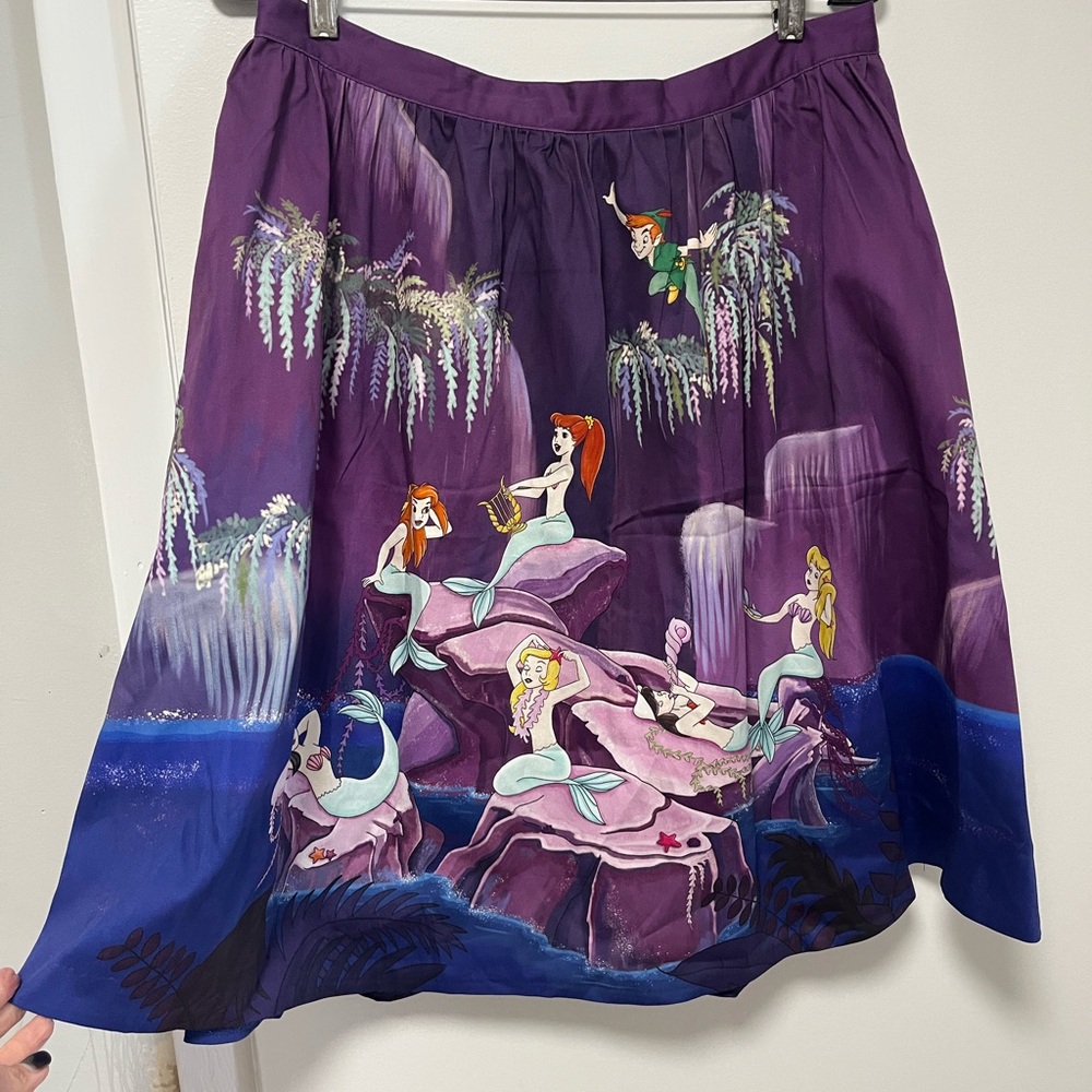 Loungefly Stitch Shoppe Disney Peter Pan Neverland mermaid skirt